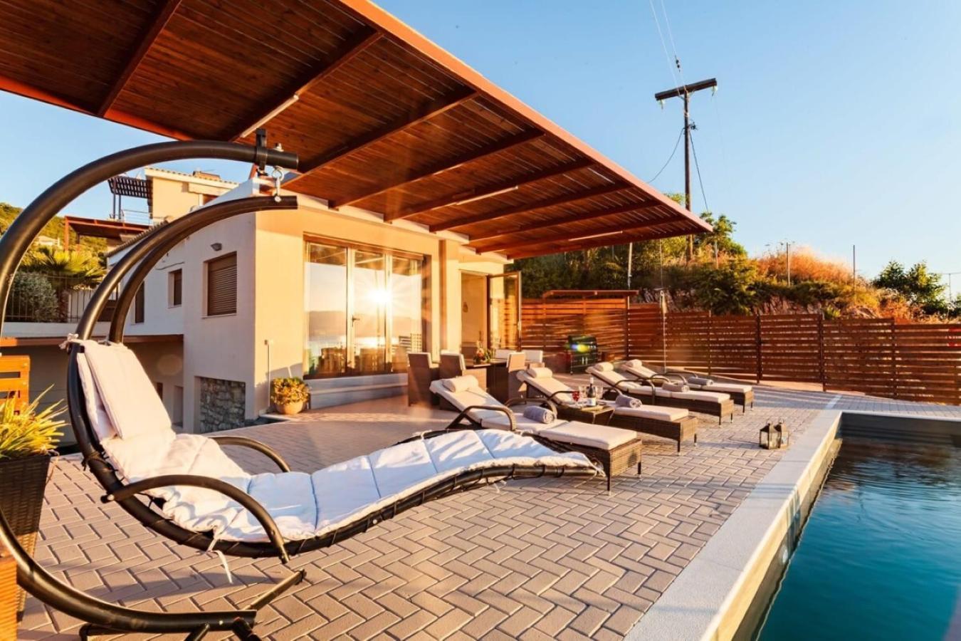 Seaside Summer Bliss - Aurora Luxury Pool Paradise Petalidi ภายนอก รูปภาพ